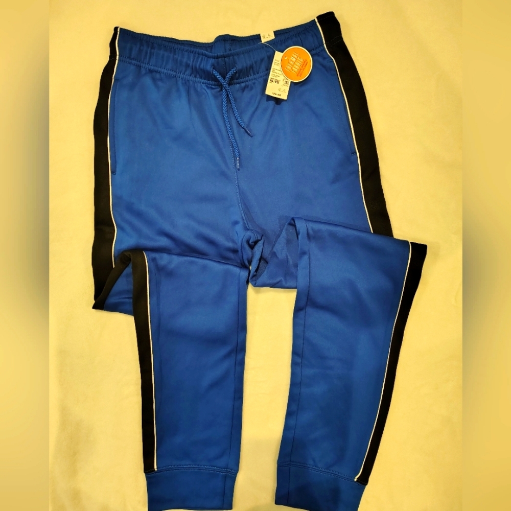 The Children's Place Blue and Black Joggers with Elastic Waistband
